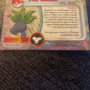 Pokemon Card with Green and Purple Design